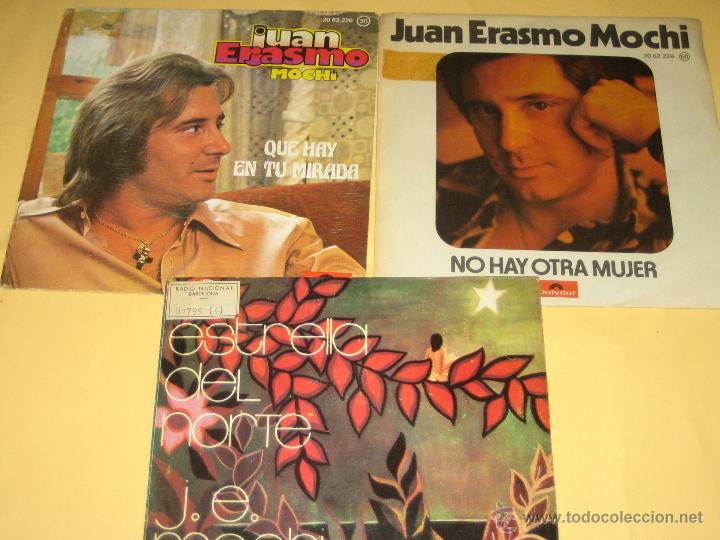 Discos de vinilo: MOCHI - LOTE DE TRES SINGLES - Foto 1