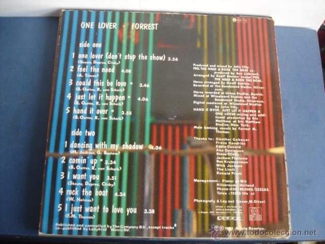 Discos de vinilo: FORREST ONE LOVER - Foto 2