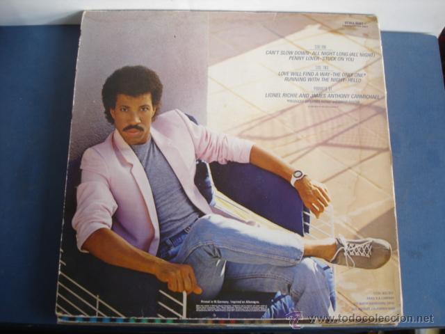 Discos de vinilo: LIONEL RICHIE CAN&acute;T SLOW DOWN GATEFOLD - Foto 3