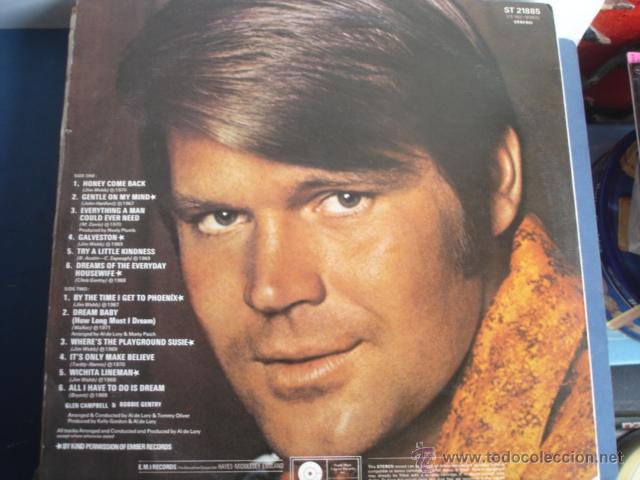 Discos de vinilo: GLEN CAMPBELLS GREATEST HITS - Foto 2