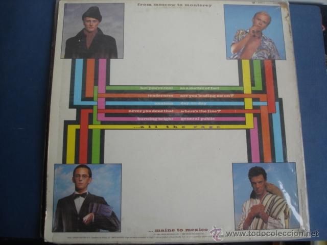 Discos de vinilo: GENERAL PUBLIC  ALL THE RAGE - Foto 2