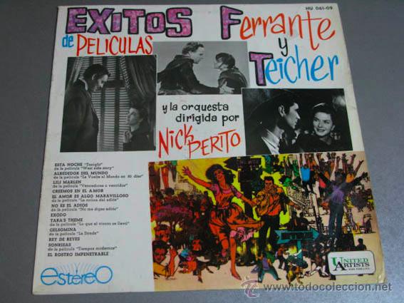 Discos de vinilo: LP FERRANTE & TEICHER, Exitos de peliculas - Foto 1
