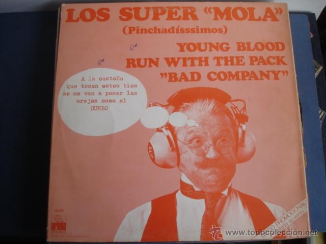 Discos de vinilo: LOS SUPER MOLA  PROMO MAXI - Foto 2
