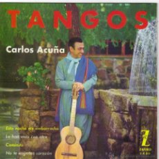 Discos de vinilo: CARLOS ACUÑA EP SELLO ZAFIRO AÑO 1962