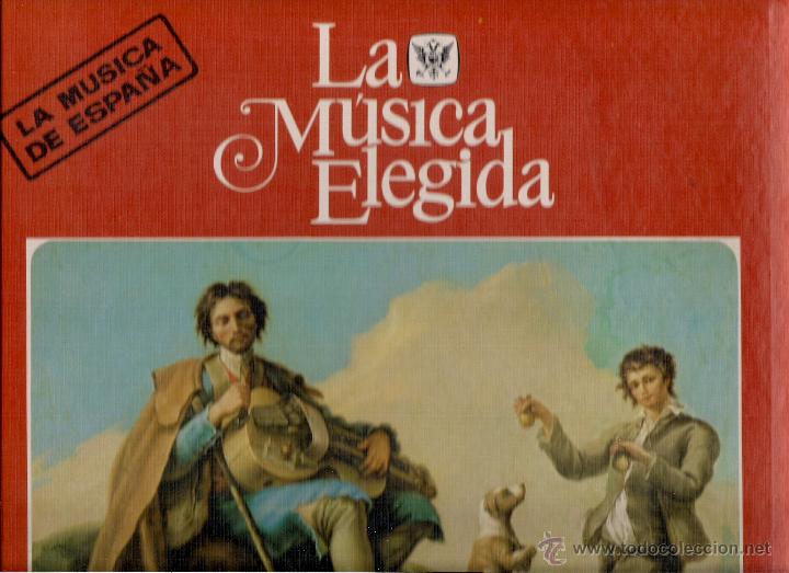 Discos de vinilo: La M&uacute;sica de Espa&ntilde;a (HISTORIA DE LA M&Uacute;SICA OCEANO-EXITO). CAJA 4 LPS + LIBRO 94 p. (1981)