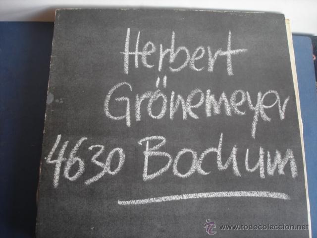 Discos de vinilo: HERBERT GR&Ouml;NEMEYER 4630 BOCHUM - Foto 1
