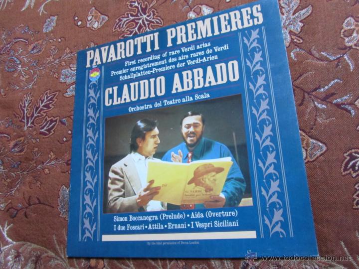Discos de vinilo: LP DE VINILO DE ARIAS DE VERDI- CON PAVAROTTI PREMIERES-ORCHESTRA TEATRO SCALA- &iexcl;&iexcl;NUEVO A ESTRENAR&iexcl;&iexcl;