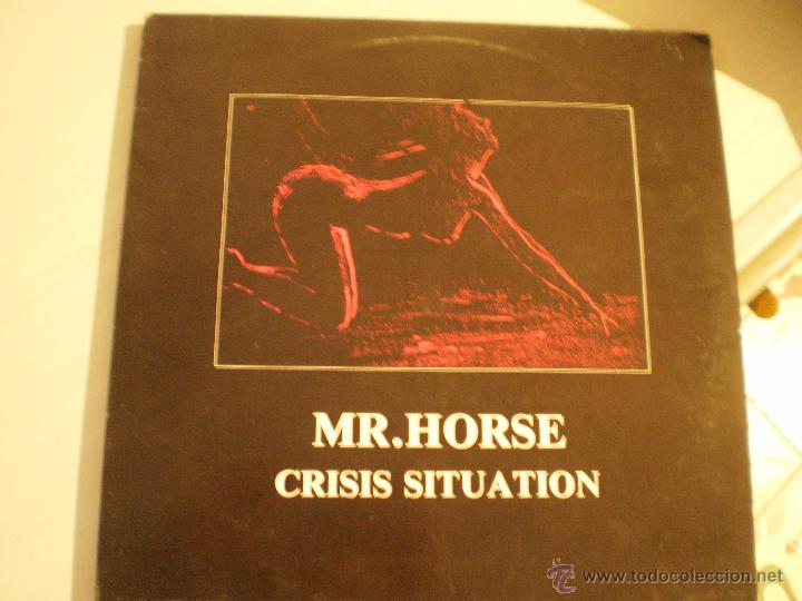 Discos de vinilo: MAXI LP. MR. HORSE. CRISIS SITUATION. - Foto 1