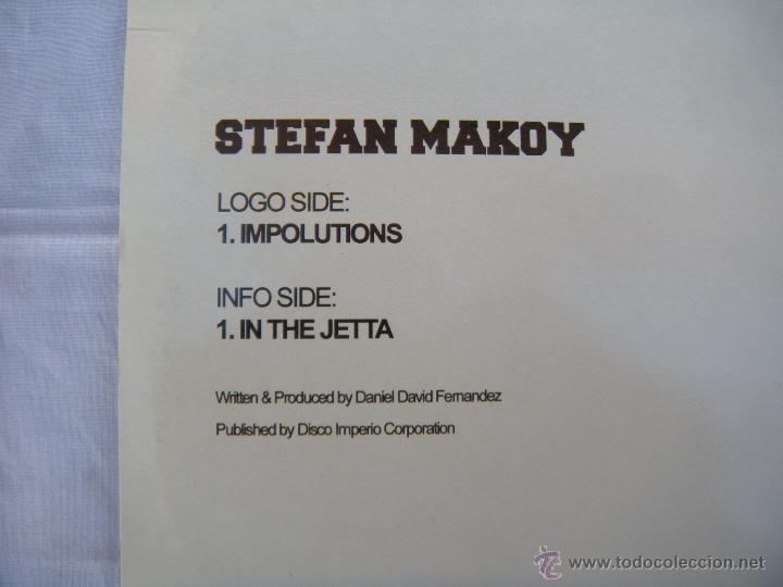 Discos de vinilo: DISCO LP STEFAN MAKOY. IMPOLUTIONS. IN THE JETTA. - Foto 3