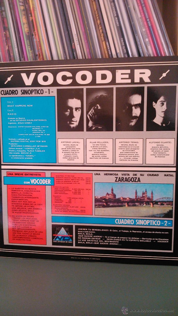 Discos de vinilo: VOCODER - &iquest; QUE SUCEDE AHORA ? - Foto 2