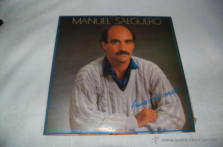 Discos de vinilo: MANUEL SALGUERO Amigos del coraz&oacute;n - Foto 1