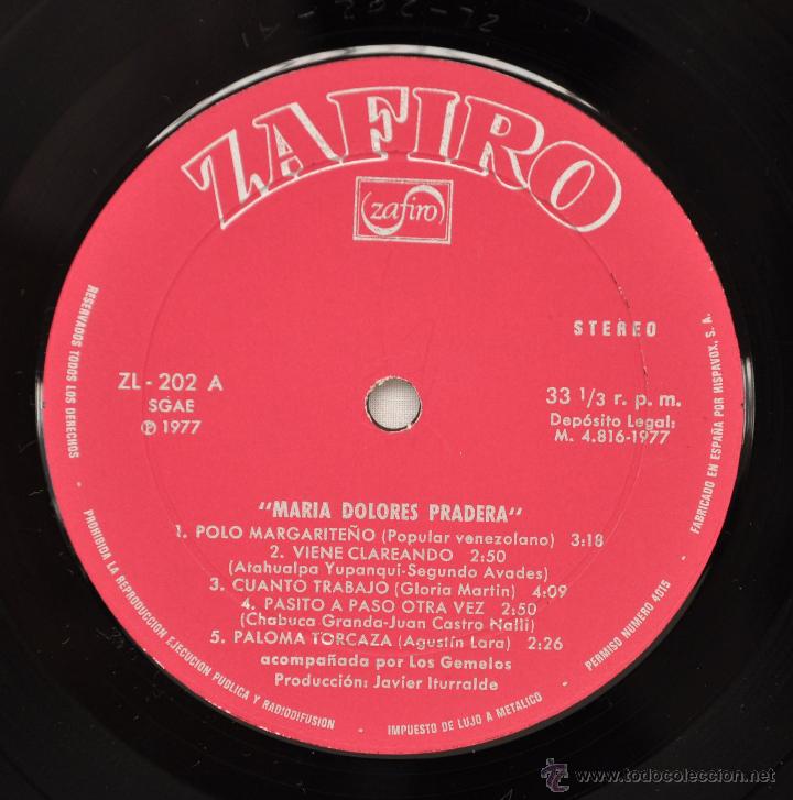 Discos de vinilo: Maria Dolores Pradera. - Foto 3