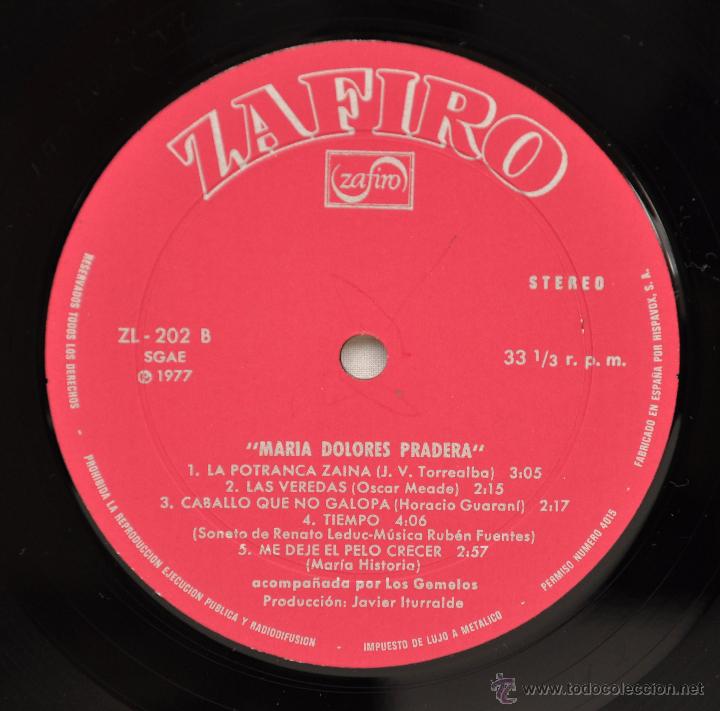 Discos de vinilo: Maria Dolores Pradera. - Foto 6