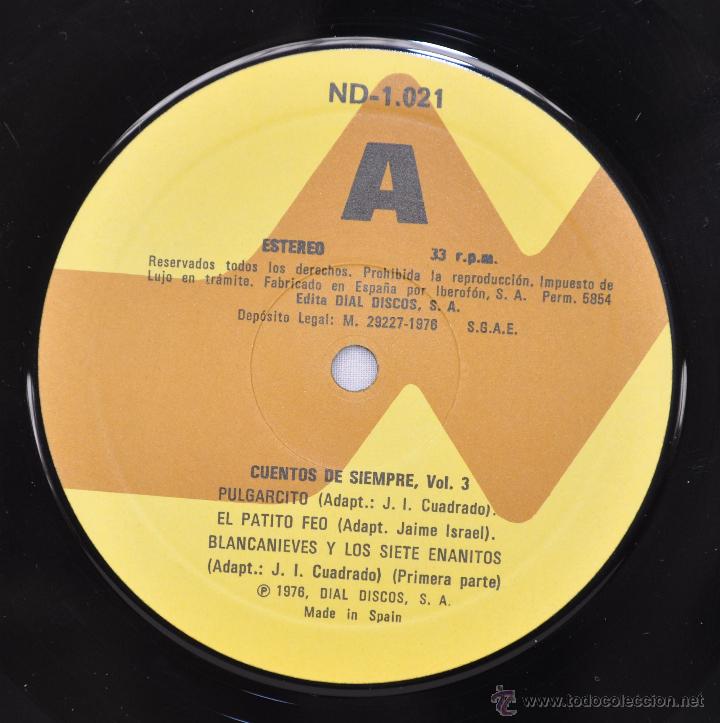 Discos de vinilo: Cuentos de siempre. - Foto 2