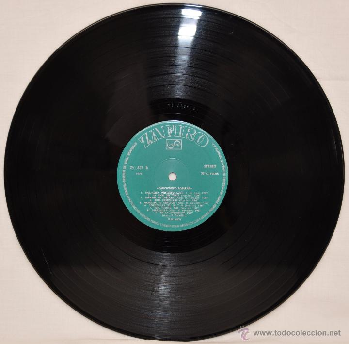 Discos de vinilo: Cancionero Popular. Elia Rico. - Foto 6