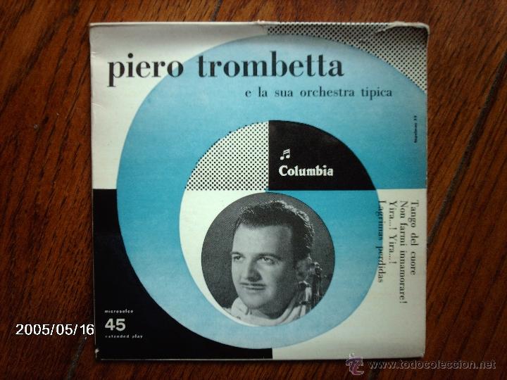 Discos de vinilo: piero trombetta - tango del cuore + 3 - Foto 1
