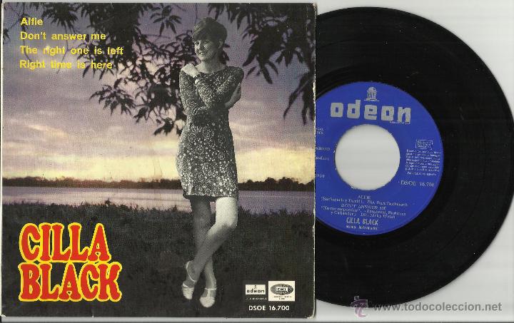 Discos de vinilo: cilla black ep alfie espa&ntilde;a 1966 - Foto 1