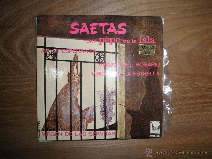 Discos de vinilo: SAETAS. PEPE DE LA ISLA. EP. CEM 1968 - Foto 1