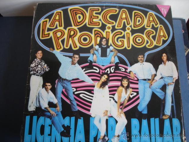 Discos de vinilo: LA DECADA PRODIGIOSA LICENCIA PARA BAILAR - Foto 1