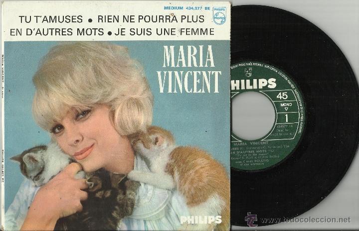 Dischi in vinile: maria vincent ep tu t'amuses francia