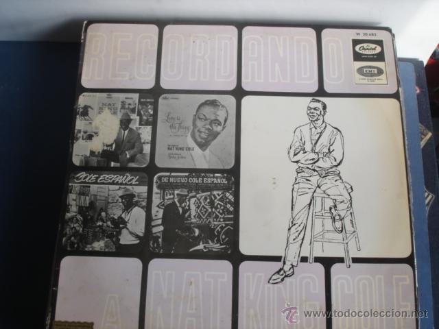 Discos de vinilo: NAT KING COLE  RECORDANDO A NAT KING COLE - Foto 1
