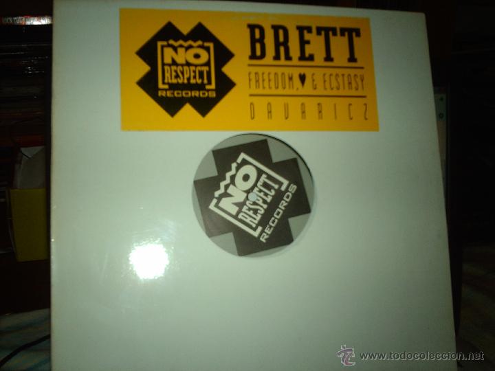 Discos de vinilo: Brett, Freedom,  & Ecstasy (No Respect Records 003) - Foto 1