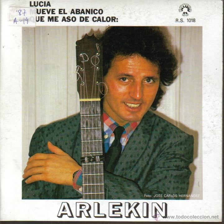 Disques de vinyle: ARLEKIN-LUCIA MUEVE EL ABANICO QUE ME ASO DE CALOR + SAMBA SE SINGLE VINILO 1986 SPAIN