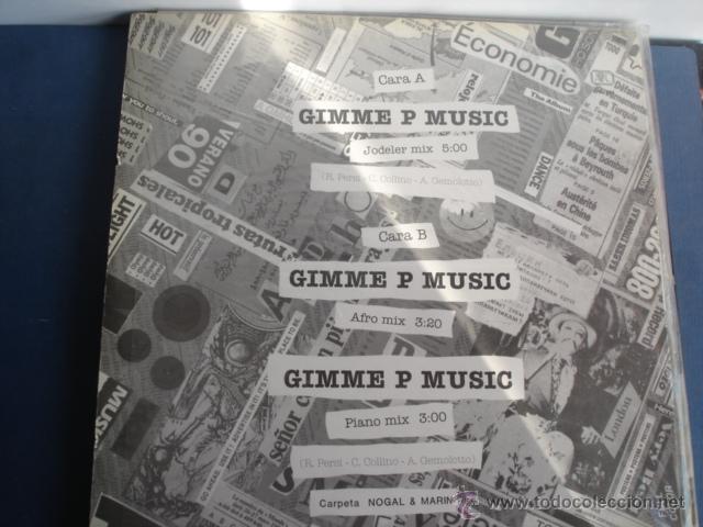 Discos de vinilo: TRULLI POP GIMME THE MUSIC - Foto 2