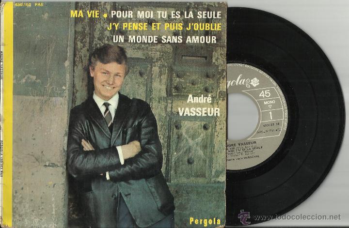 Discos de vinilo: andre vasseur ep ma vie francia - Foto 1
