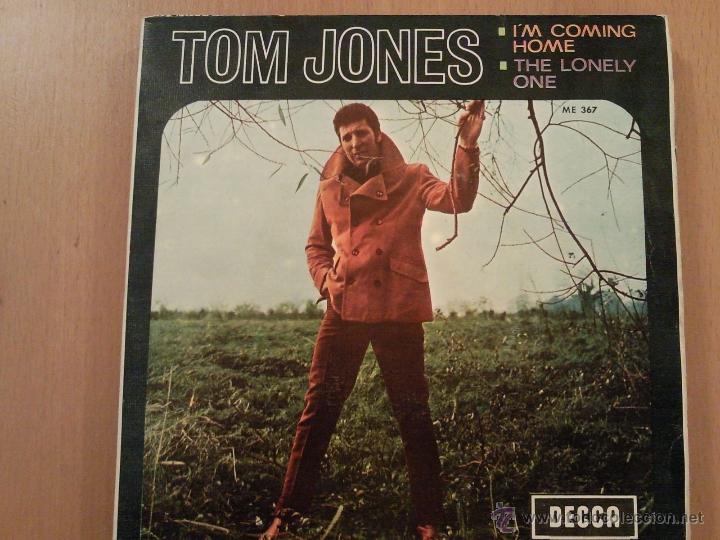 Discos de vinilo: TOM JONES I&acute;M COMING SINGLE DECCA 1967 - Foto 1