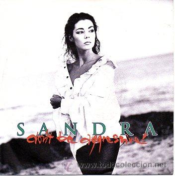 Discos de vinilo: sandra 7 sg dont be aggressive + seal it forever, german edit - Foto 1
