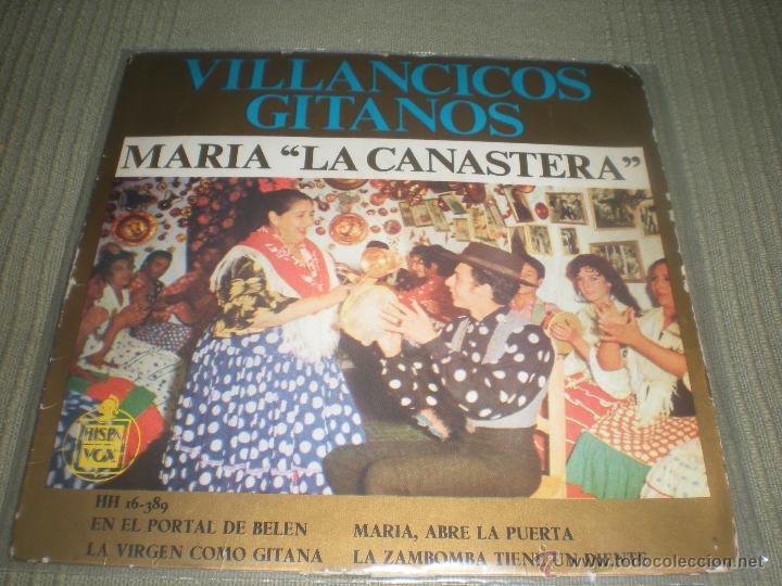 Discos de vinilo: VILLANCICOS GITANOS . MARIA LA CANASTERA. - Foto 1
