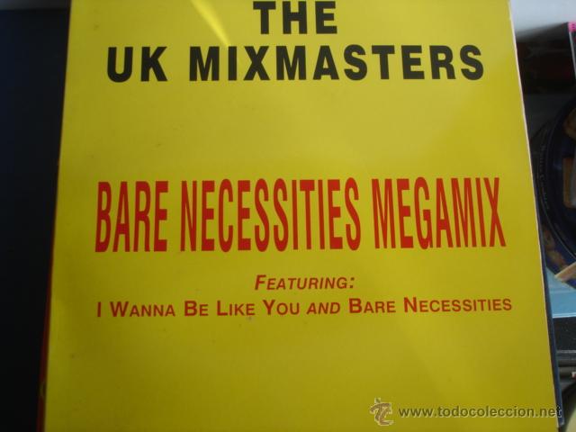 Discos de vinilo: THE UK MIXMASTERS BARE NECESSITIES MEGAMIX - Foto 1