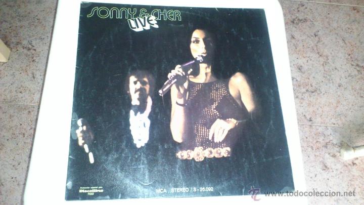 Discos de vinilo: SONNY & CHER LIVE .LP - Foto 1