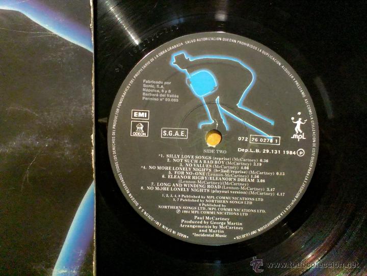 Discos de vinilo: PAUL MC CARTNEY BROAD STREET - Foto 3