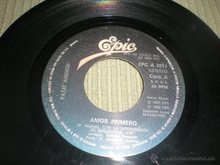 Discos de vinilo: PATXI ANDION . AMOR PRIMERO EPIC - Foto 1