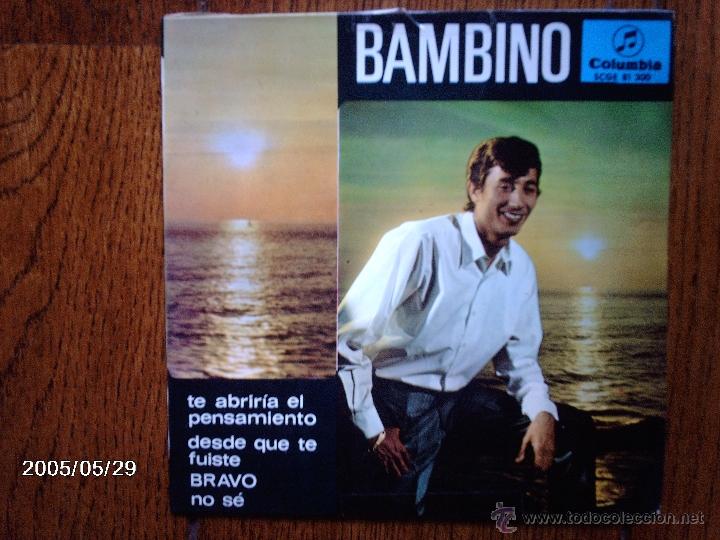 Discos de vinilo: bambino  -  te abriria el pensamiento  +  3 - Foto 1