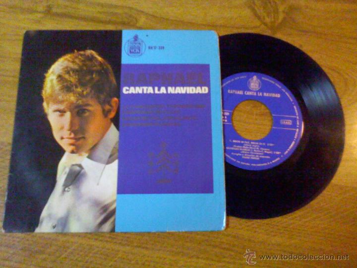 Discos de vinilo: RAPHAEL. CANTA LA NAVIDAD. LA CANCI&Oacute;N DEL TAMBORILERO. - Foto 1