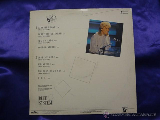 Discos de vinilo: BLUE SYSTEM. WALKING ON A RAINBOW.ARIOLA.MAXI.1987 - Foto 2