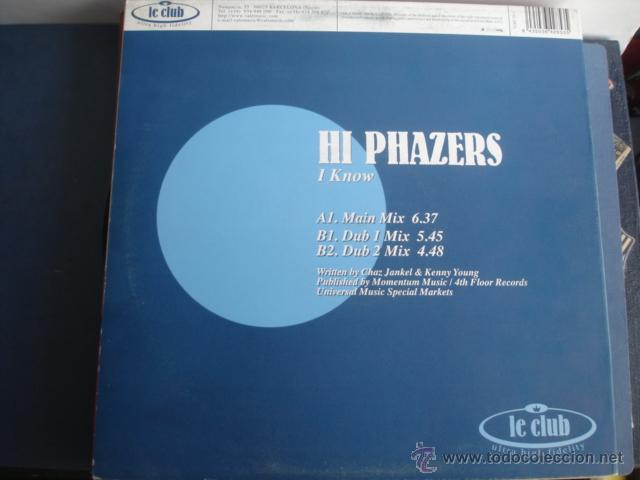 Discos de vinilo: HI PHAZERS   I KNOW - Foto 2