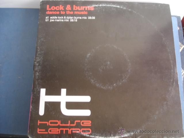Discos de vinilo: LOCK & BURNS   DANCE TO THE MUSIC - Foto 1