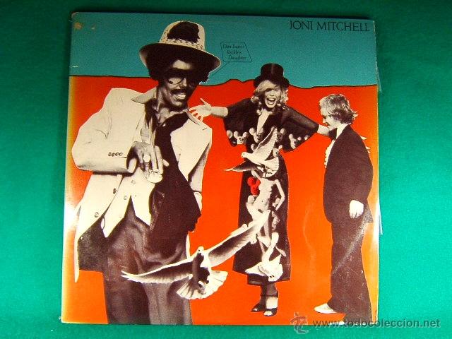 Discos de vinil: DON JUAN'S RECKLESS DAUGHTER-JONI MITCHELL-ASYLUM RECORDS-HISPAVOX-MADRID-1978-DOBLE LP.