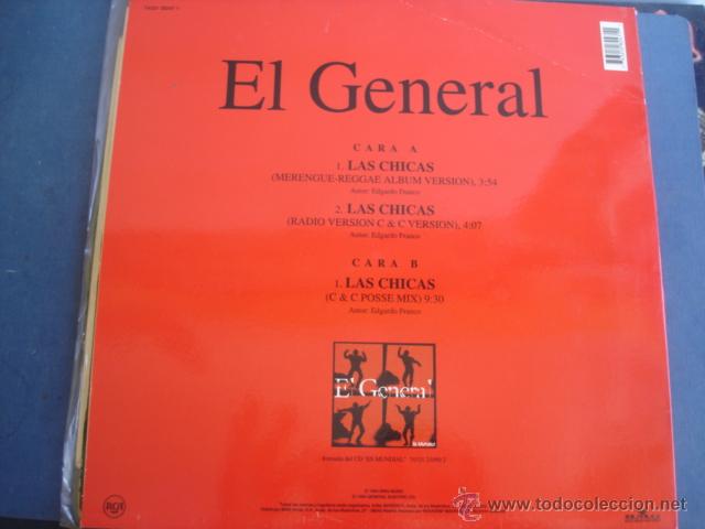 Discos de vinilo: EL GENERAL   LAS CHICAS - Foto 2
