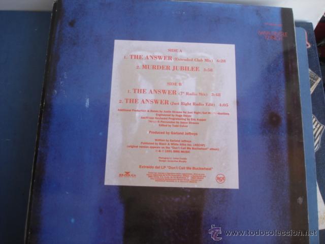 Discos de vinilo: GARLAND JEFFREYS THE ANSWER - Foto 2