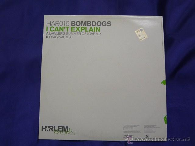 Discos de vinilo: BOMBDOGS. I CANT EXPLAIN.HARLEM RECORDS.MAXI.2004 - Foto 2