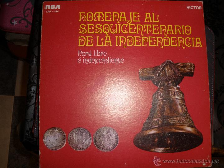 Discos de vinilo: Homenaje al Sesquincentenario de la independencia Peru Libre - Foto 1