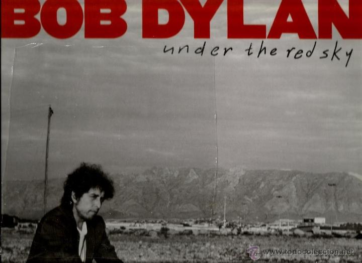 Discos de vinilo: LP BOB DYLAN : UNDER THE RED SKY ( EDICION ESPA&Ntilde;OLA) - Foto 1