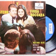 Discos de vinilo: LUIS RECATERO Y FRIDA BOCCARA....NUESTROS HIJOS + 3. Lote 40151000