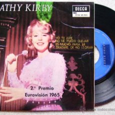 Discos de vinilo: KATHY KIRBY.....YO TE AME + 3