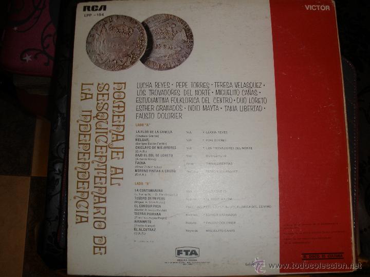 Discos de vinilo: Homenaje al Sesquincentenario de la independencia Peru Libre - Foto 2